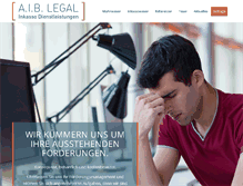 Tablet Screenshot of aib-legal.de